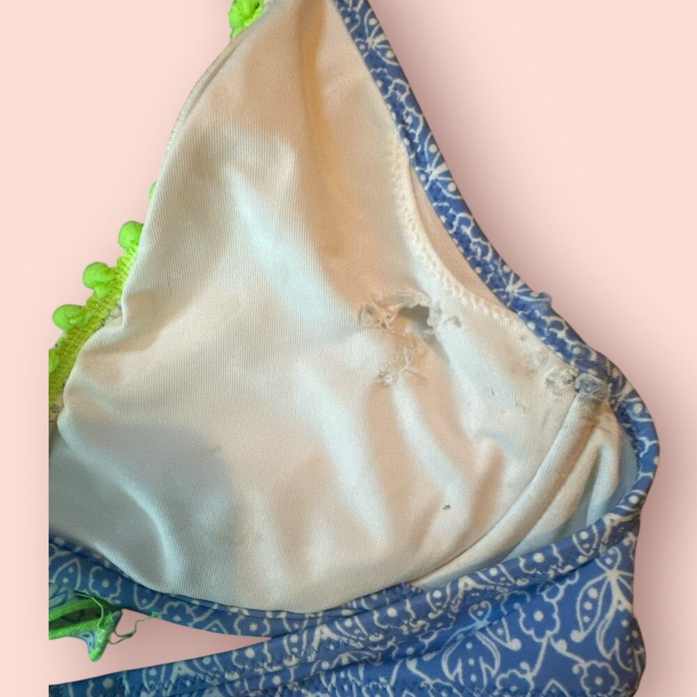 Victoria's Secret Y2k Triangle String Bikini Top … - image 5